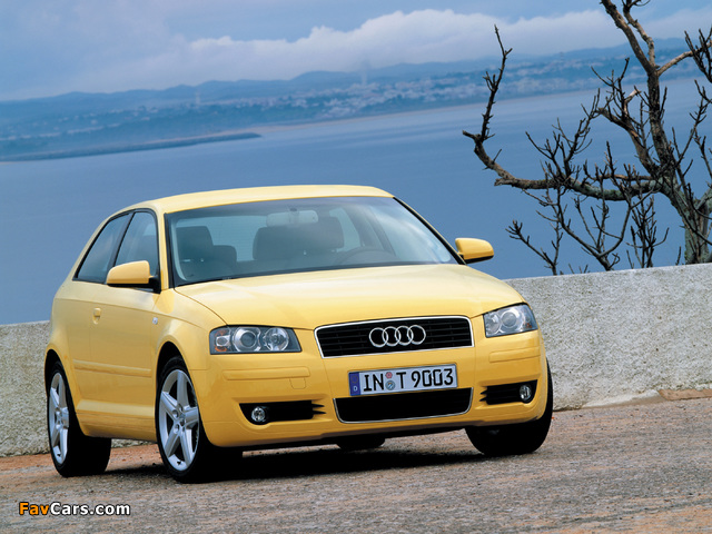 Audi A3 2.0 FSI (8P) 2003–05 photos (640 x 480)