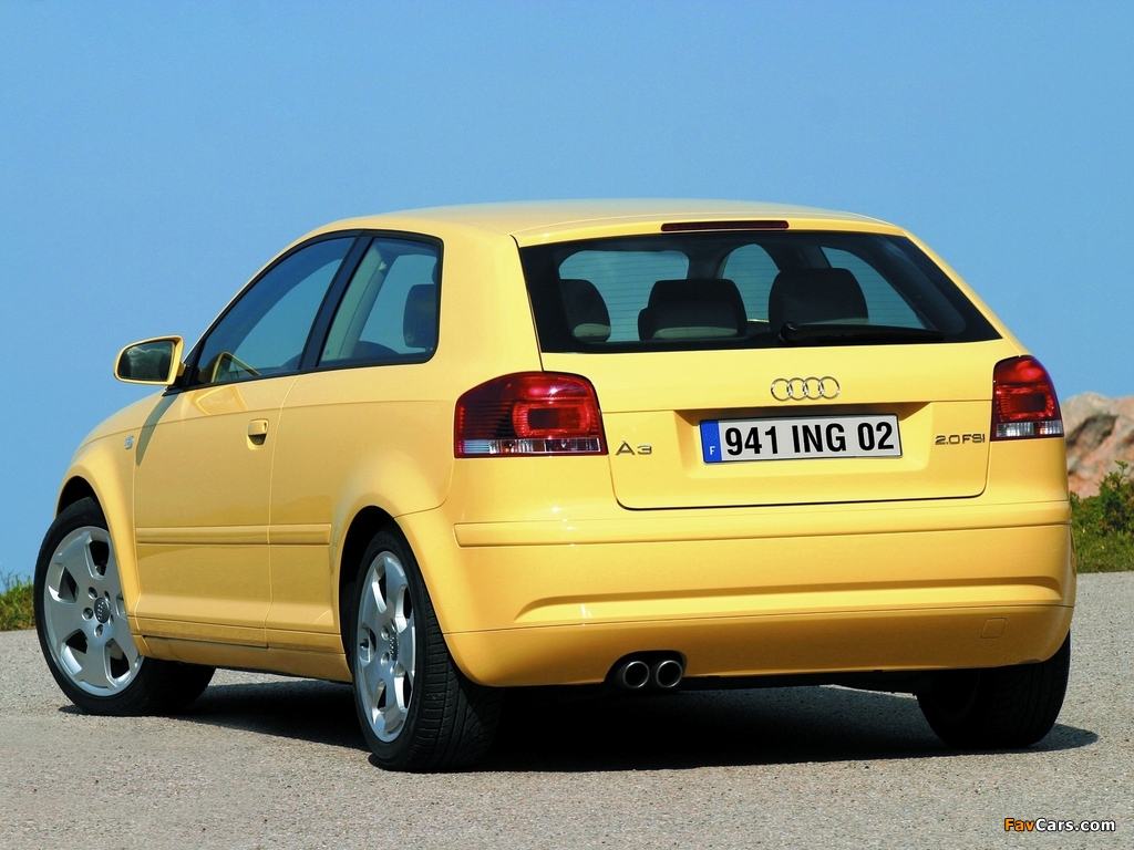Audi A3 2.0 FSI 8P (2003–2005) photos (1024 x 768)