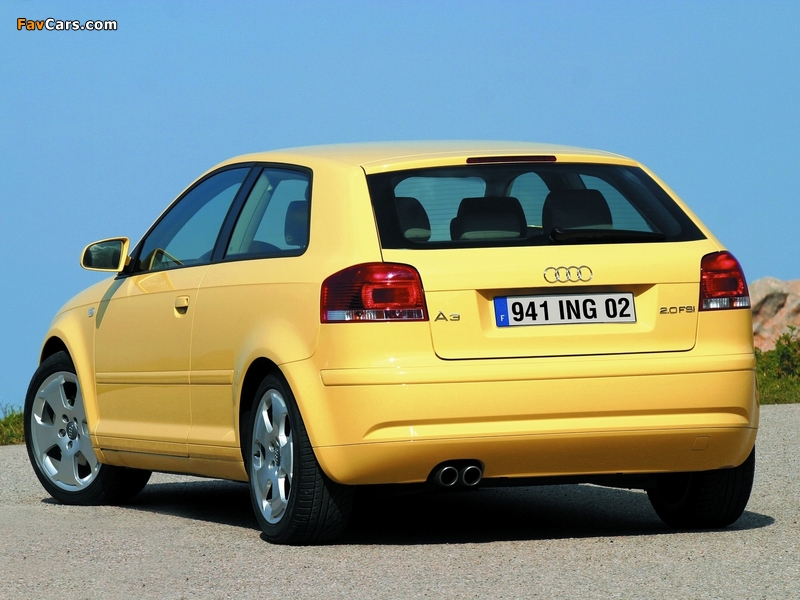 Audi A3 2.0 FSI 8P (2003–2005) photos (800 x 600)