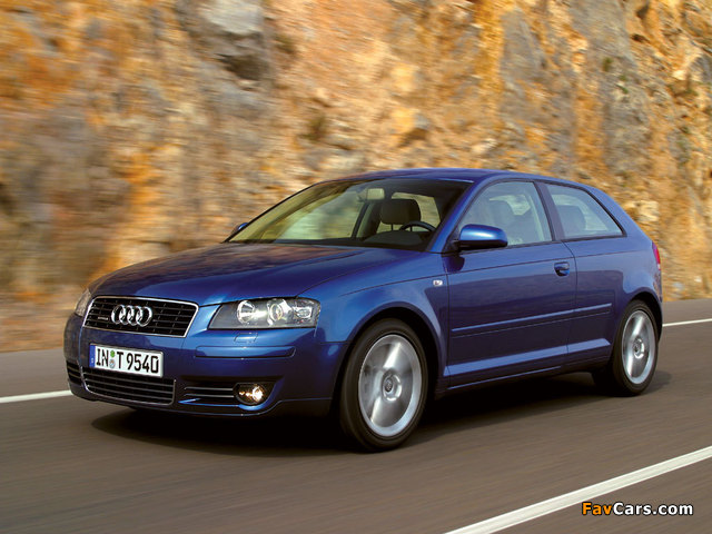 Audi A3 3.2 quattro 8P (2003–2005) wallpapers (640 x 480)