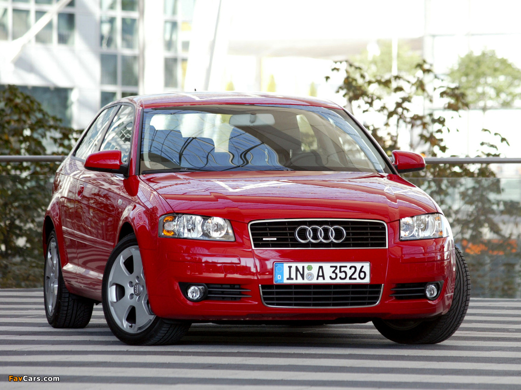 Audi A3 3.2 quattro 8P (2003–2005) wallpapers (1024 x 768)