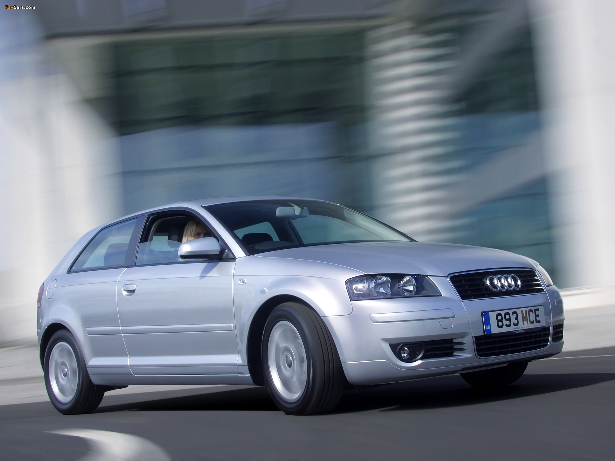 Audi A3 2.0 FSI UK-spec 8P (2003–2005) wallpapers (2048 x 1536)