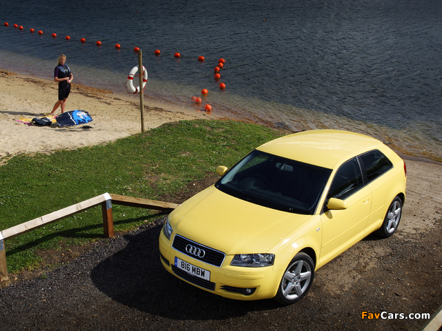 Audi A3 2.0 TDI UK-spec 8P (2003–2005) wallpapers (640 x 480)