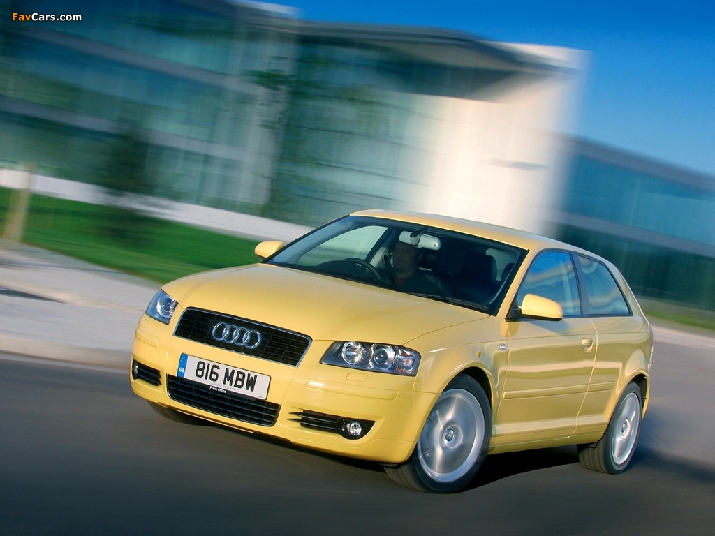 Audi A3 2.0 TDI UK-spec 8P (2003–2005) wallpapers (1024 x 768)