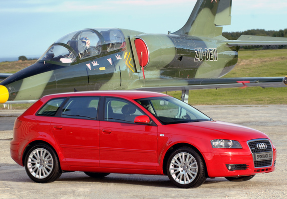 Audi A3 Sportback 3.2 quattro ZA-spec 8PA (2005–2008) photos