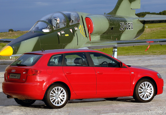 Audi A3 Sportback 3.2 quattro ZA-spec 8PA (2005–2008) pictures