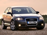 Audi A3 Sportback 2.0 TDI UK-spec 8PA (2005–2008) wallpapers