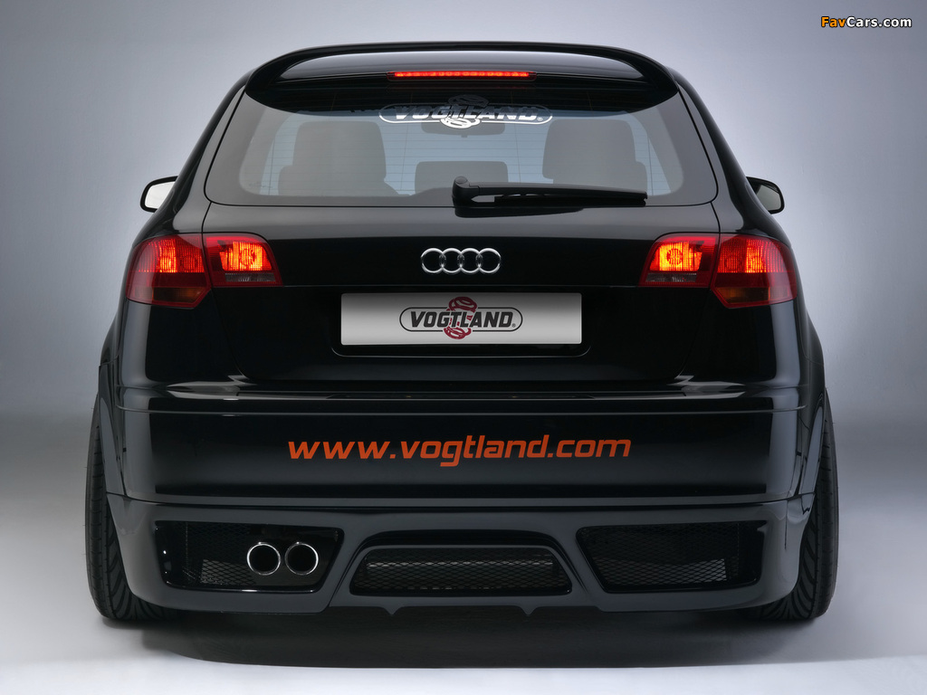 Audi A3 Sportback by Vogtland 8PA (2006–2010) photos (1024 x 768)