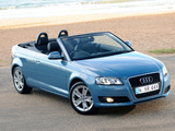 Audi A3 2.0T Cabriolet AU-spec (8PA) 2008–13 images