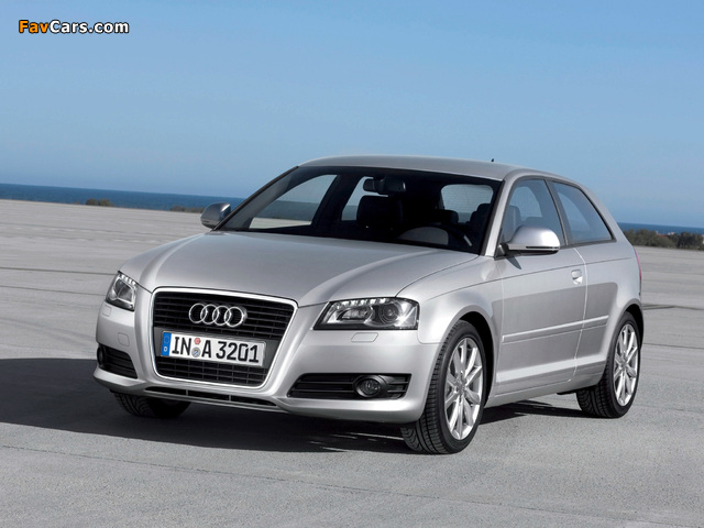 Audi A3 2.0T 8P (2008–2010) pictures (640 x 480)