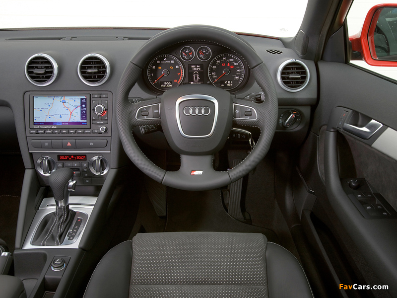 Audi A3 Sportback 2.0T S-Line UK-spec 8PA (2008–2010) pictures (800 x 600)