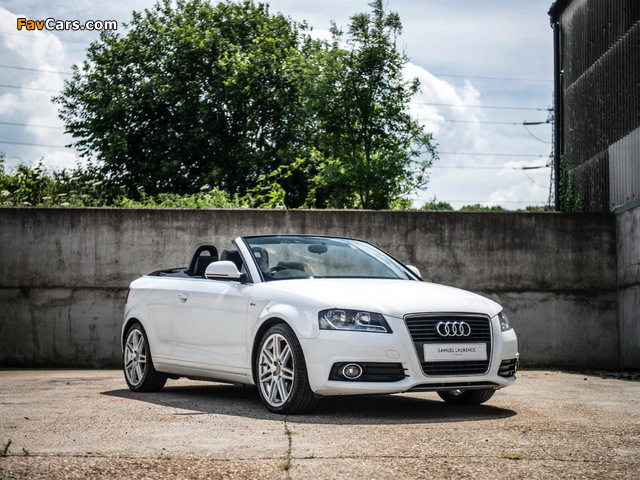 Audi A3 2.0 TDI S-Line Cabriolet (8PA) 2008–10 pictures (640 x 480)