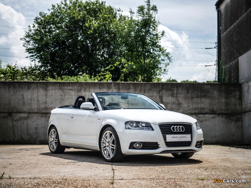 Audi A3 2.0 TDI S-Line Cabriolet (8PA) 2008–10 pictures (800 x 600)