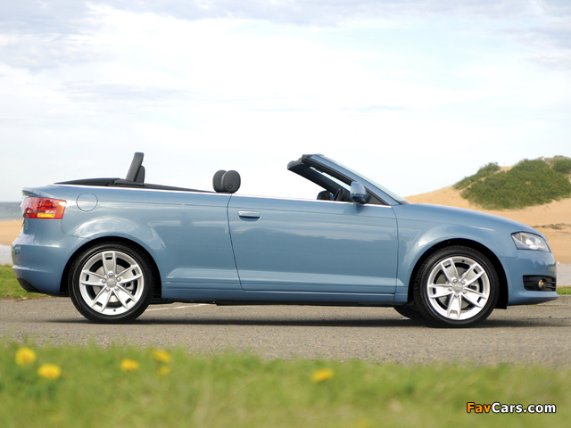 Audi A3 2.0T Cabriolet AU-spec 8PA (2008) pictures (640 x 480)