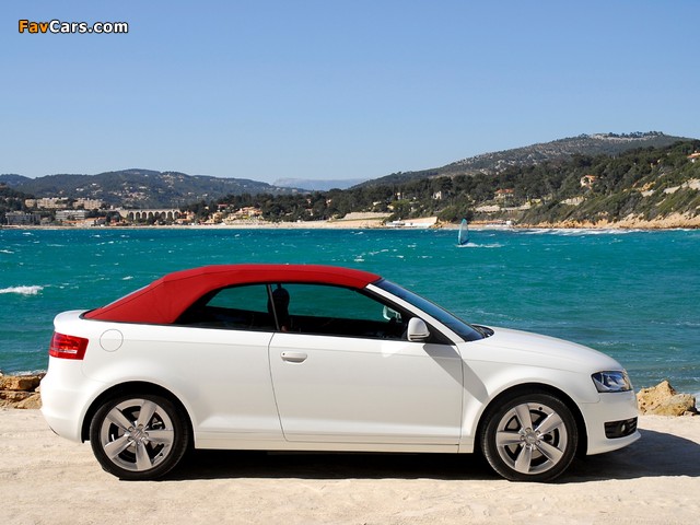 Audi A3 2.0T Cabriolet UK-spec 8PA (2008) pictures (640 x 480)