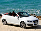 Audi A3 2.0T Cabriolet UK-spec 8PA (2008) wallpapers