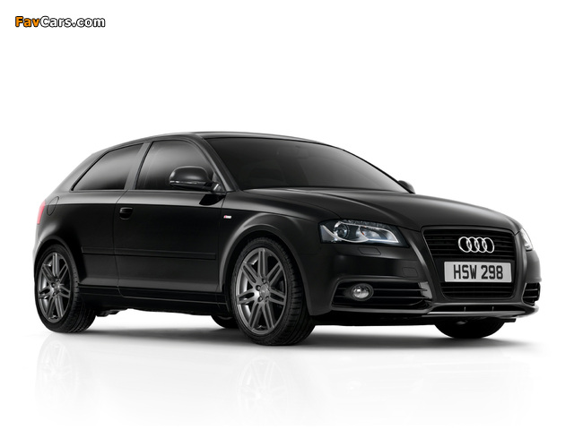 Audi A3 Black Edition 8P (2009) images (640 x 480)