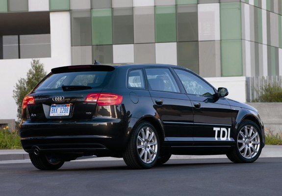 Audi A3 Sportback TDI Clean Diesel 8PA (2009–2010) images