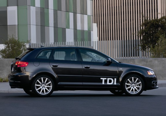 Audi A3 Sportback TDI Clean Diesel 8PA (2009–2010) images
