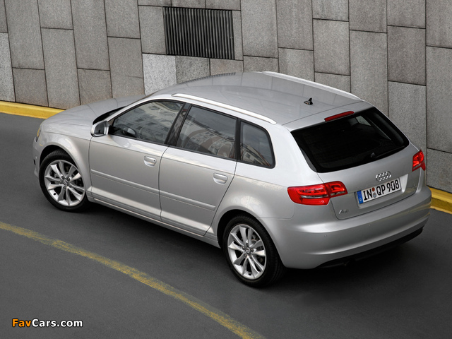 Audi A3 Sportback TFSI 8PA (2010) wallpapers (640 x 480)