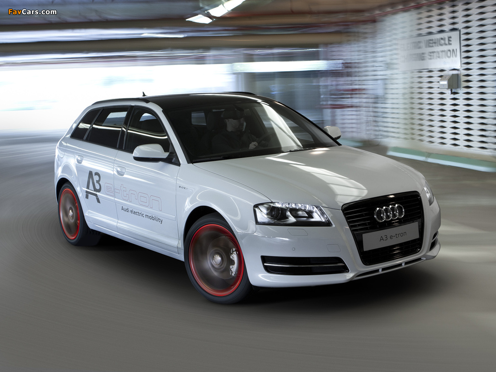 Audi A3 e-Tron Prototype 8PA (2011) images (1024 x 768)