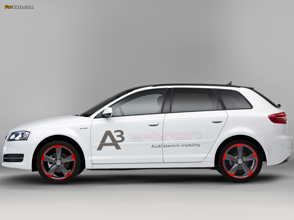 Audi A3 e-Tron Prototype 8PA (2011) images (1024 x 768)