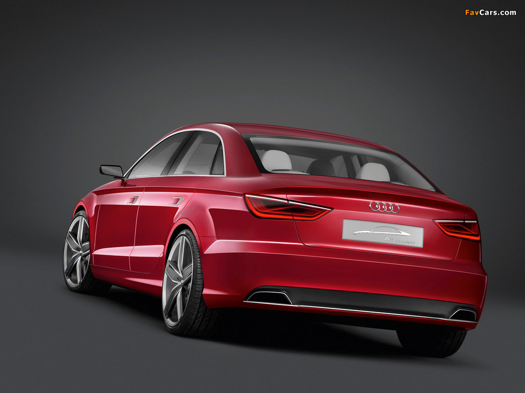 Audi A3 Sedan Concept (2011) pictures (1024 x 768)