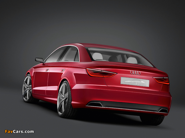 Audi A3 Sedan Concept (2011) pictures (640 x 480)