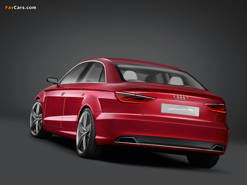 Audi A3 Sedan Concept (2011) pictures (800 x 600)