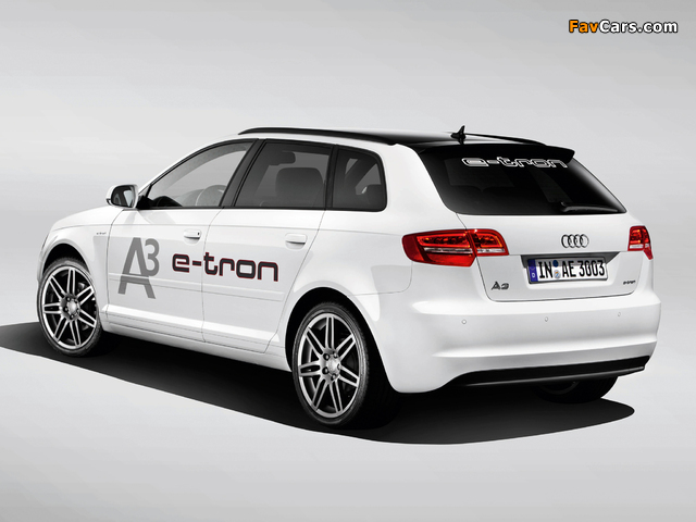 Audi A3 e-Tron Prototype 8PA (2011) pictures (640 x 480)