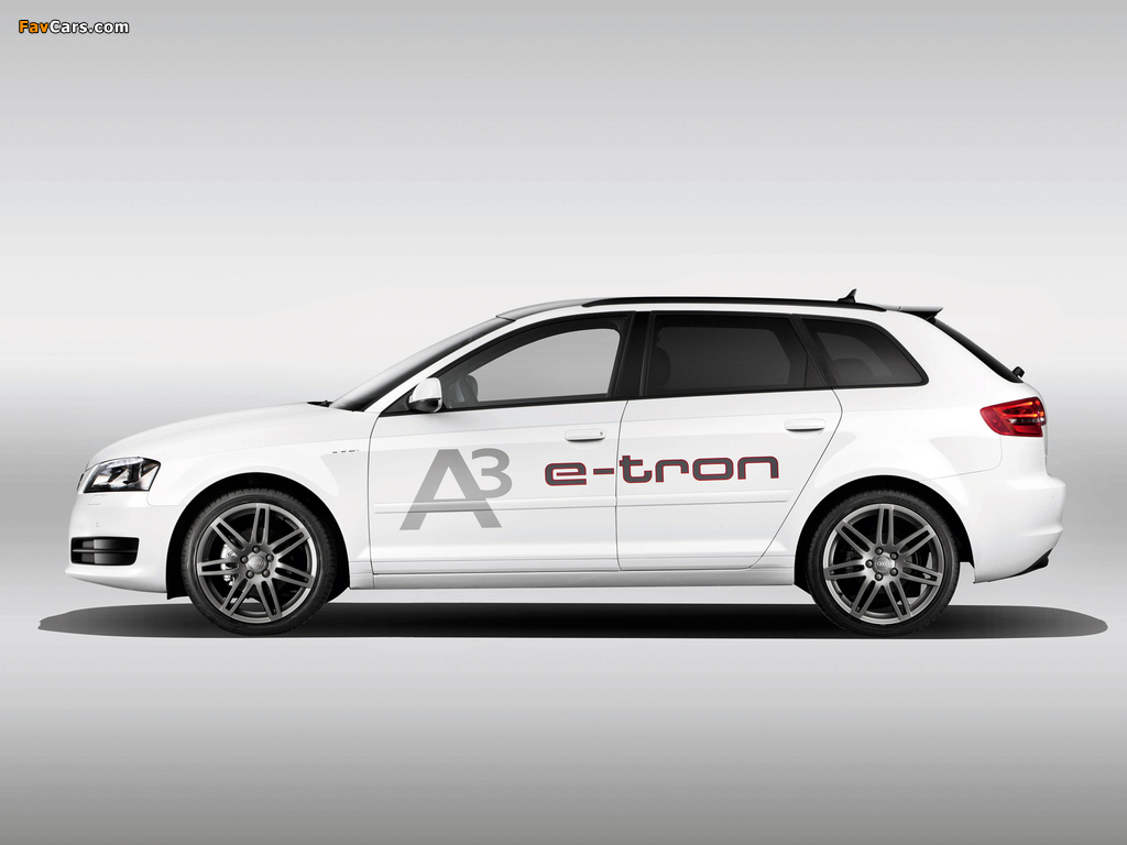 Audi A3 e-Tron Prototype 8PA (2011) wallpapers (1024 x 768)