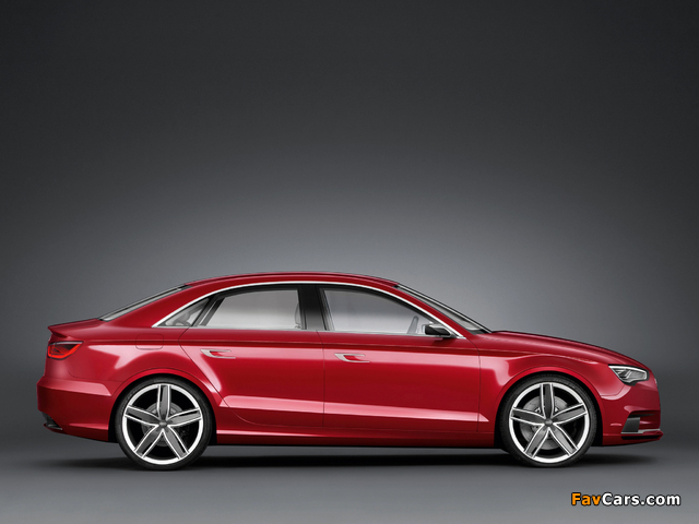 Audi A3 Sedan Concept (2011) wallpapers (640 x 480)