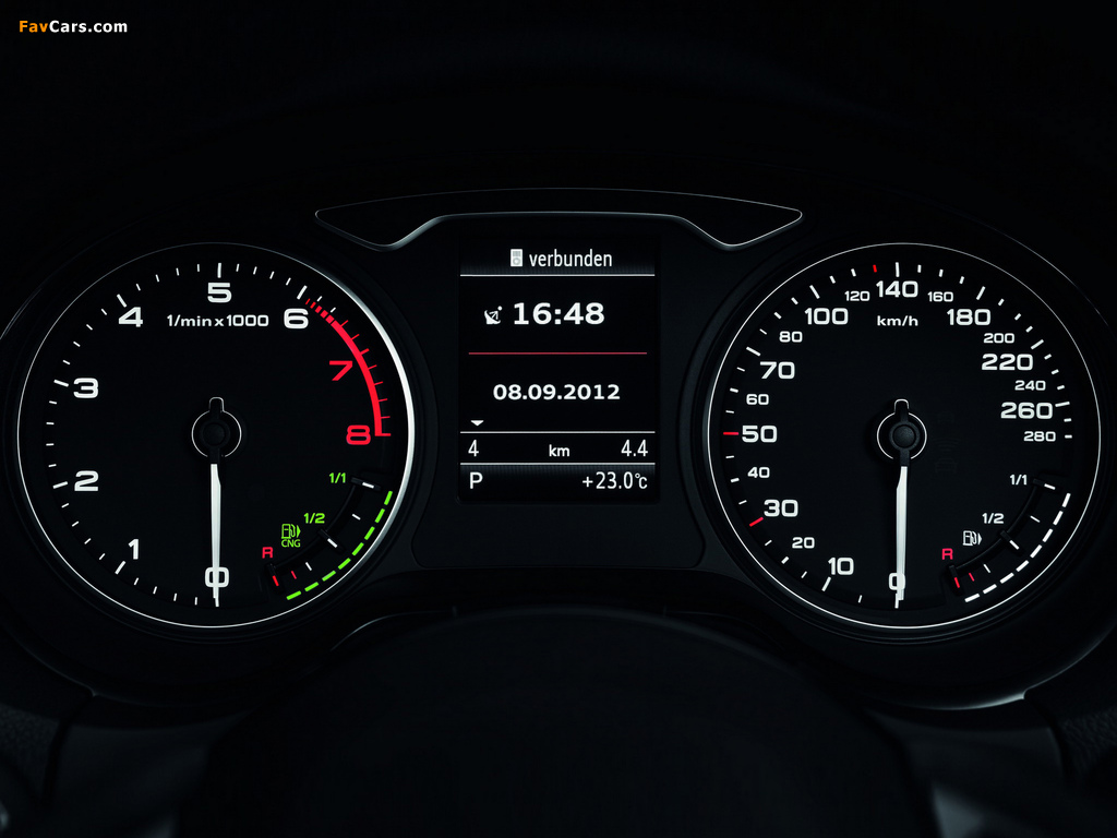 Audi A3 Sportback TCNG 8V (2012) images (1024 x 768)