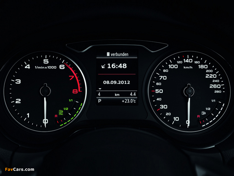 Audi A3 Sportback TCNG 8V (2012) images (800 x 600)