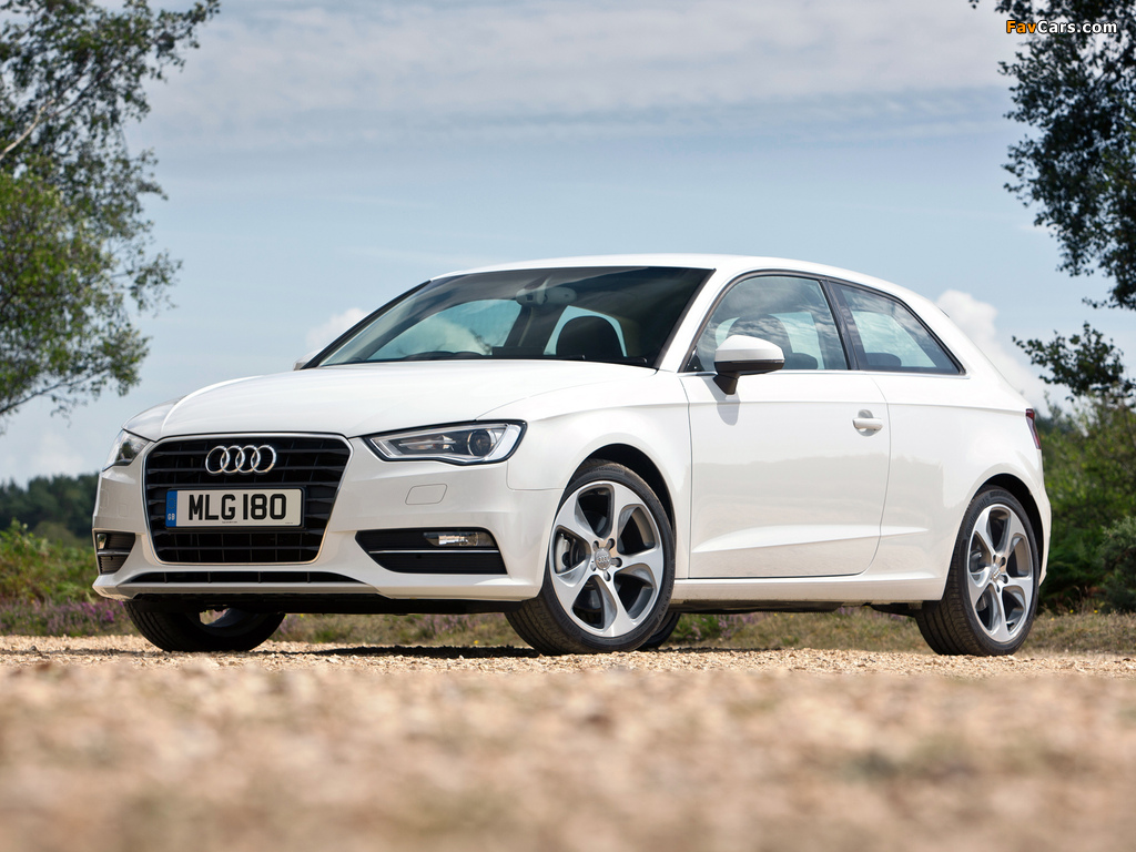 Audi A3 1.8T UK-spec 8V (2012) images (1024 x 768)