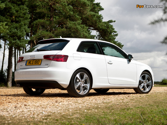 Audi A3 1.8T UK-spec 8V (2012) photos (640 x 480)