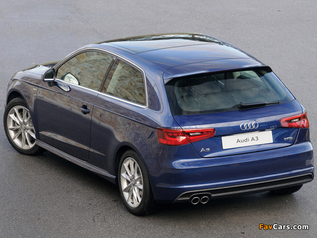 Audi A3 1.8T S-Line ZA-spec 8V (2012) pictures (640 x 480)