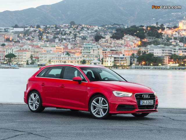 Audi A3 Sportback 2.0T S-Line quattro 8V (2012) wallpapers (640 x 480)