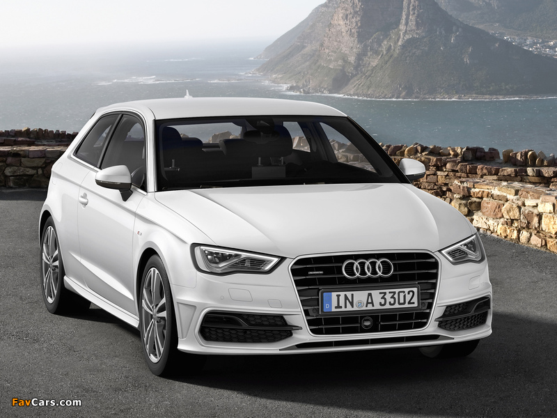 Audi A3 1.8T S-Line quattro 8V (2012) wallpapers (800 x 600)