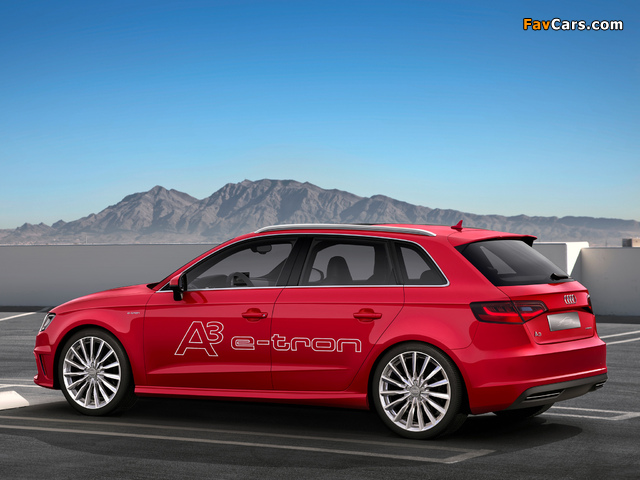 Audi A3 e-Tron Prototype (8V) 2013 images (640 x 480)