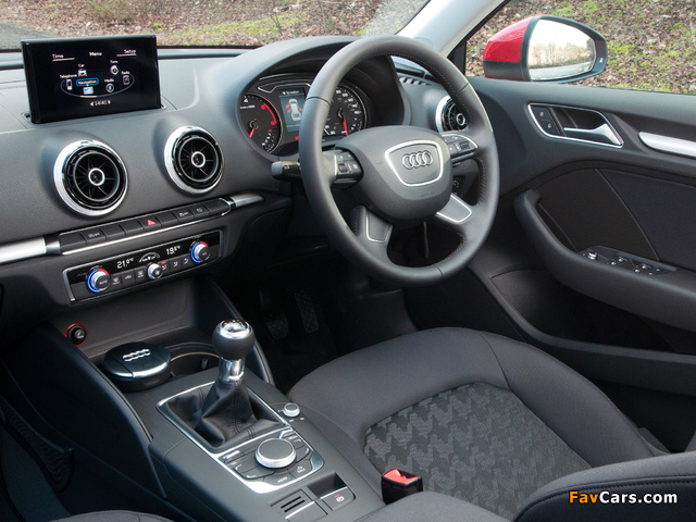 Audi A3 Sportback 2.0 TDI UK-spec (8V) 2013 photos (640 x 480)