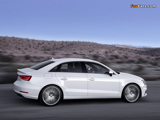 Audi A3 Sedan 2.0 TDI (8V) 2013 pictures (640 x 480)