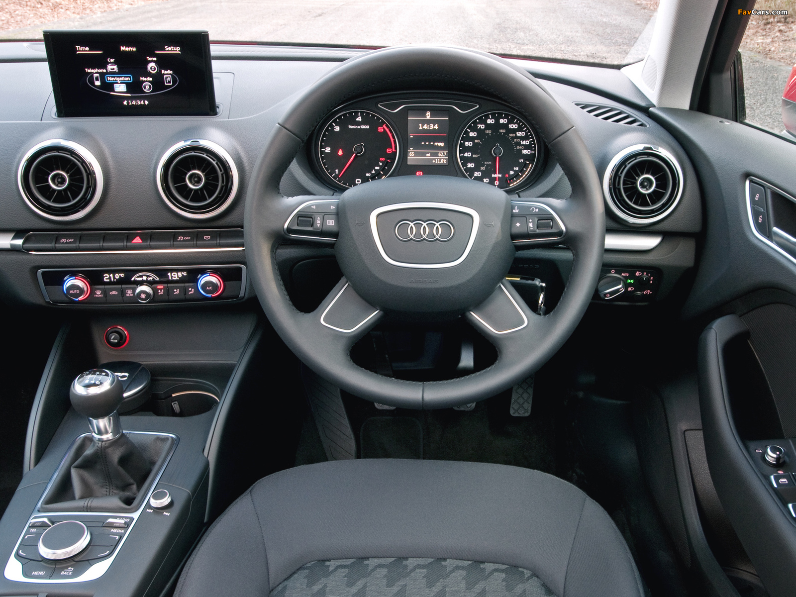 Audi A3 Sportback 2.0 TDI UK-spec (8V) 2013 pictures (1600 x 1200)