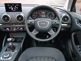 Audi A3 Sportback 2.0 TDI UK-spec (8V) 2013 pictures