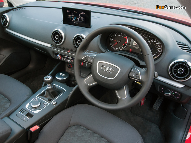 Audi A3 Sportback 2.0 TDI UK-spec (8V) 2013 wallpapers (640 x 480)