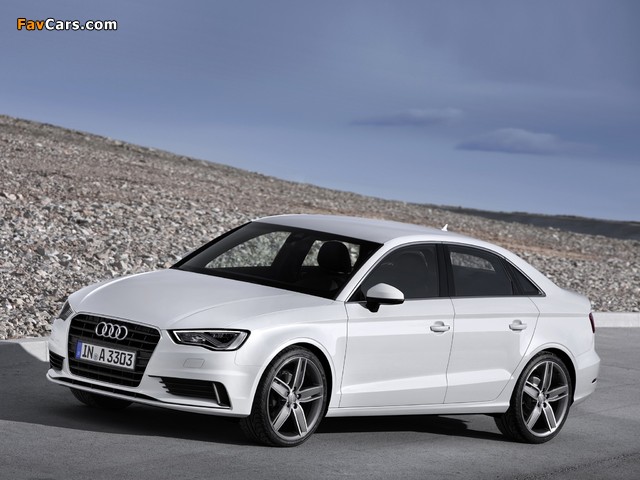 Audi A3 Sedan 2.0 TDI (8V) 2013 wallpapers (640 x 480)