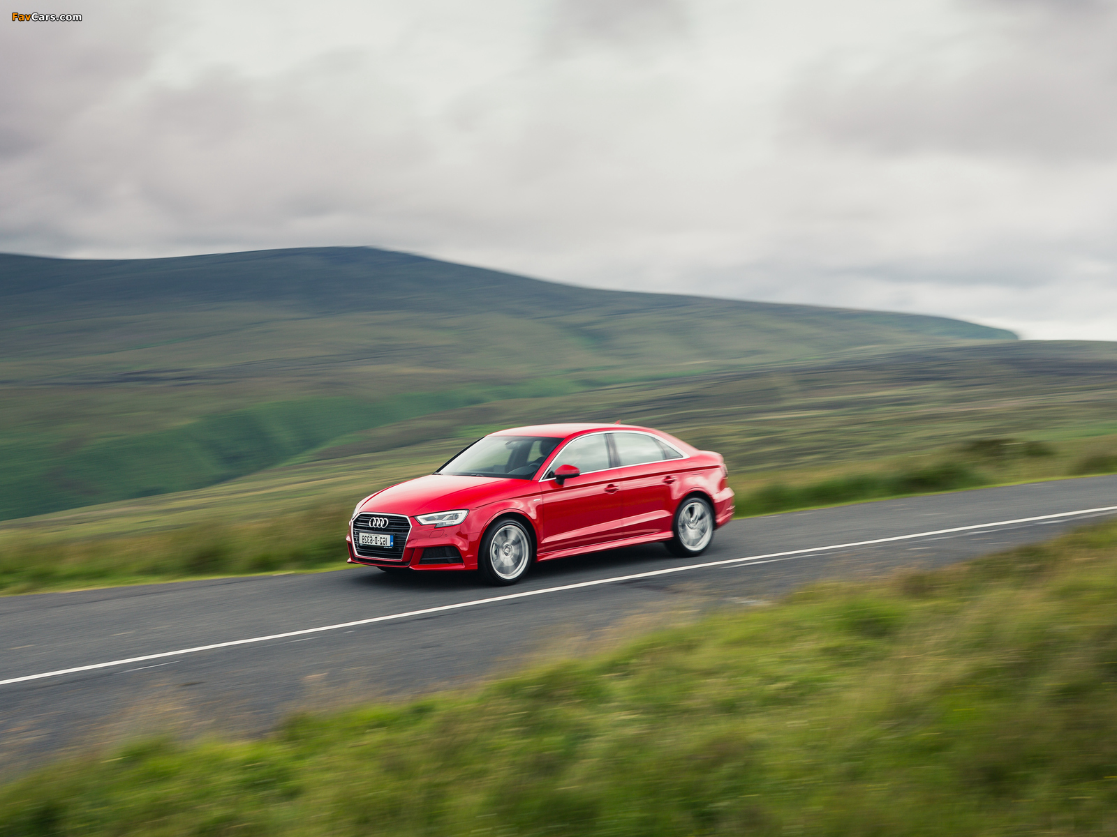 Audi A3 Sedan 2.0 TDI S line UK-spec (8V) 2016 images (1600 x 1200)
