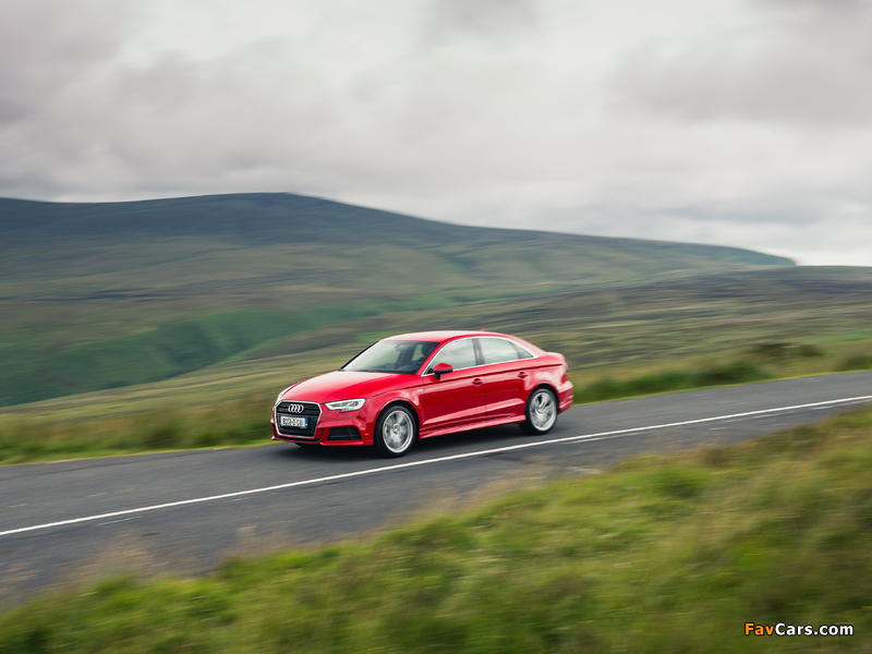 Audi A3 Sedan 2.0 TDI S line UK-spec (8V) 2016 images (800 x 600)