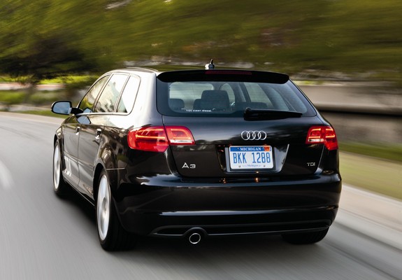 Images of Audi A3 Sportback TDI Clean Diesel 8PA (2009–2010)