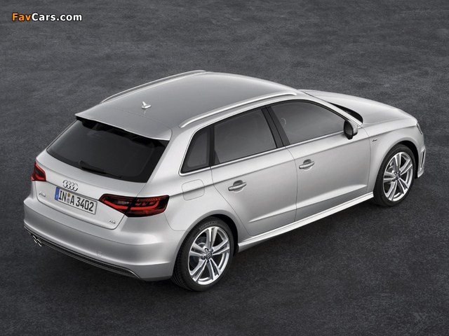 Images of Audi A3 Sportback 2.0 TDI S-Line 8V (2012) (640 x 480)